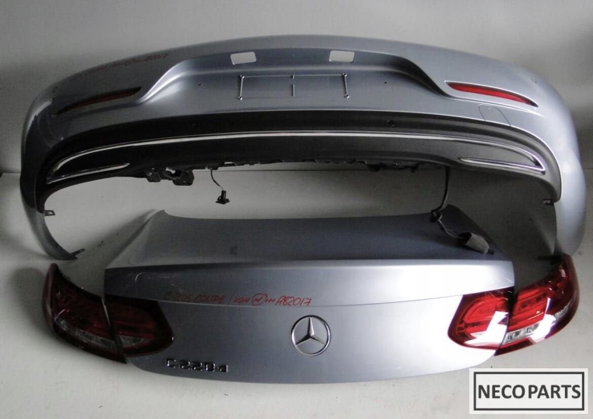 MERCEDES C KLASSE W205 COUPE ACHTERLICHT BUMPER ACHTERKLEP, Gebruikt, -, Ophalen of Verzenden, -
