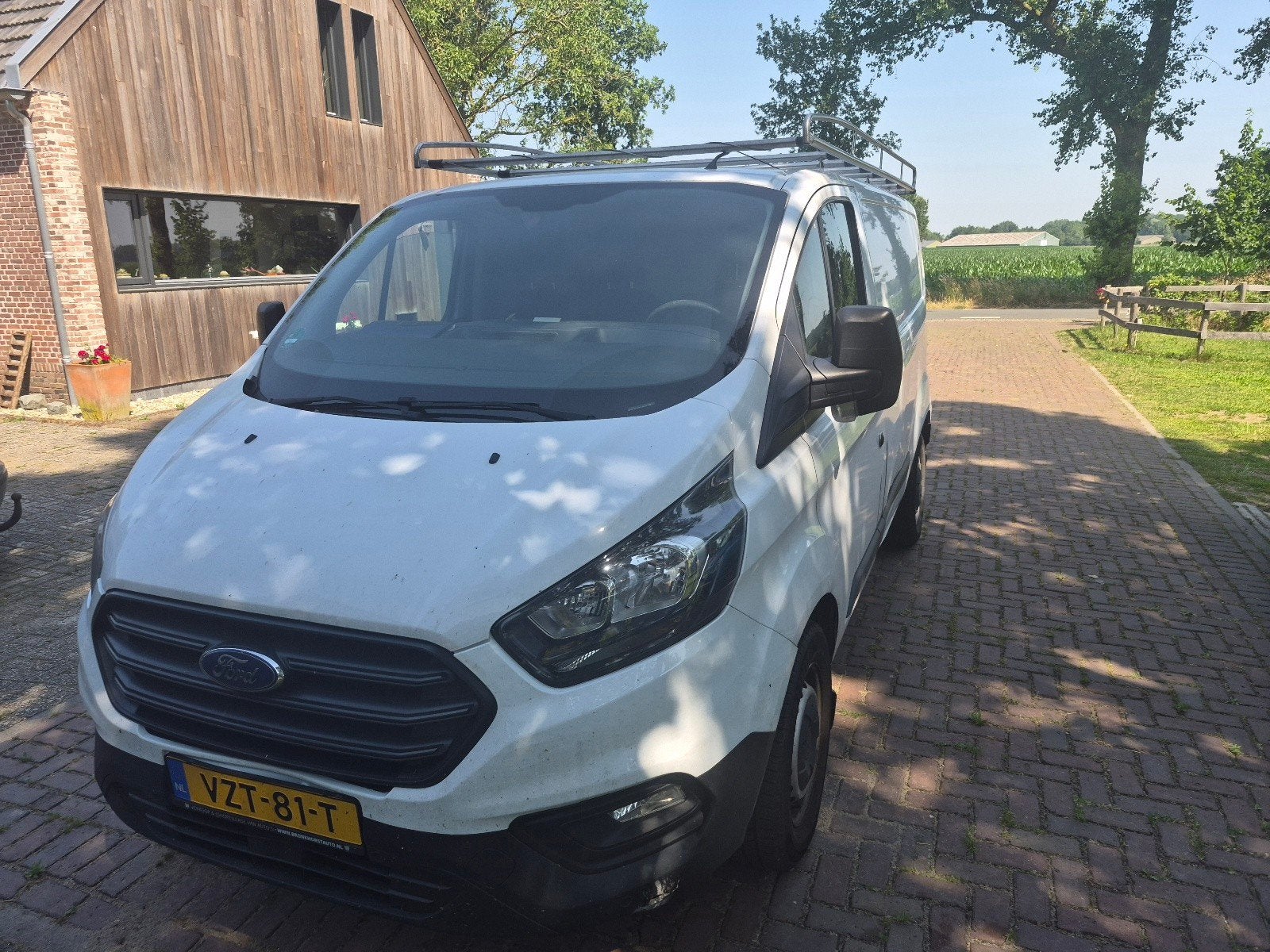 Ford Transit Custom GB 2.0 Tdci 105PK 320 L1h1 2019 Wit, Auto's, Voorwielaandrijving, Stof, 1995 cc, 4 cilinders