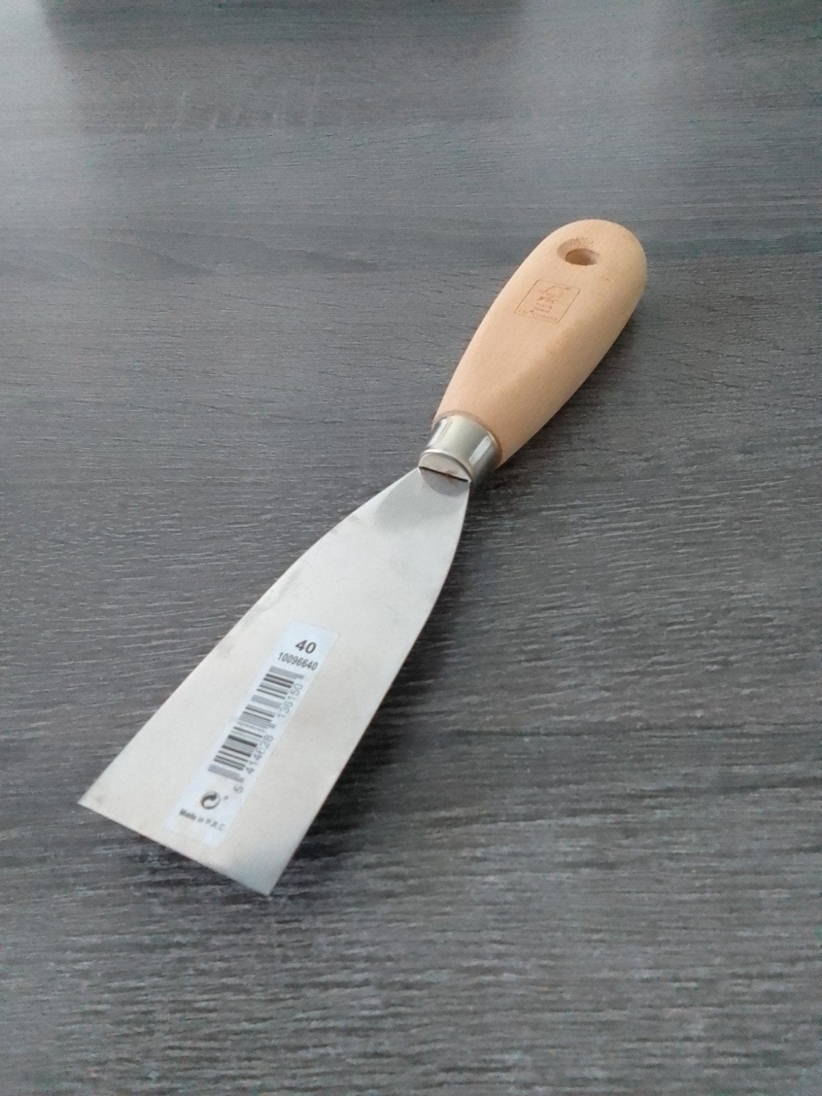 Plamuurmes met houten handvat - Ideaal voor klussen, Ophalen, Nieuw