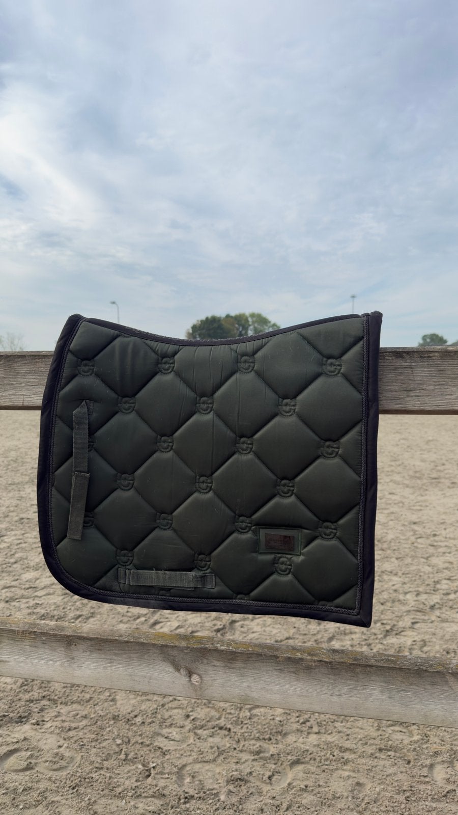 Equestrian Stockholm olive green dekje, Ophalen of Verzenden, Zo goed als nieuw