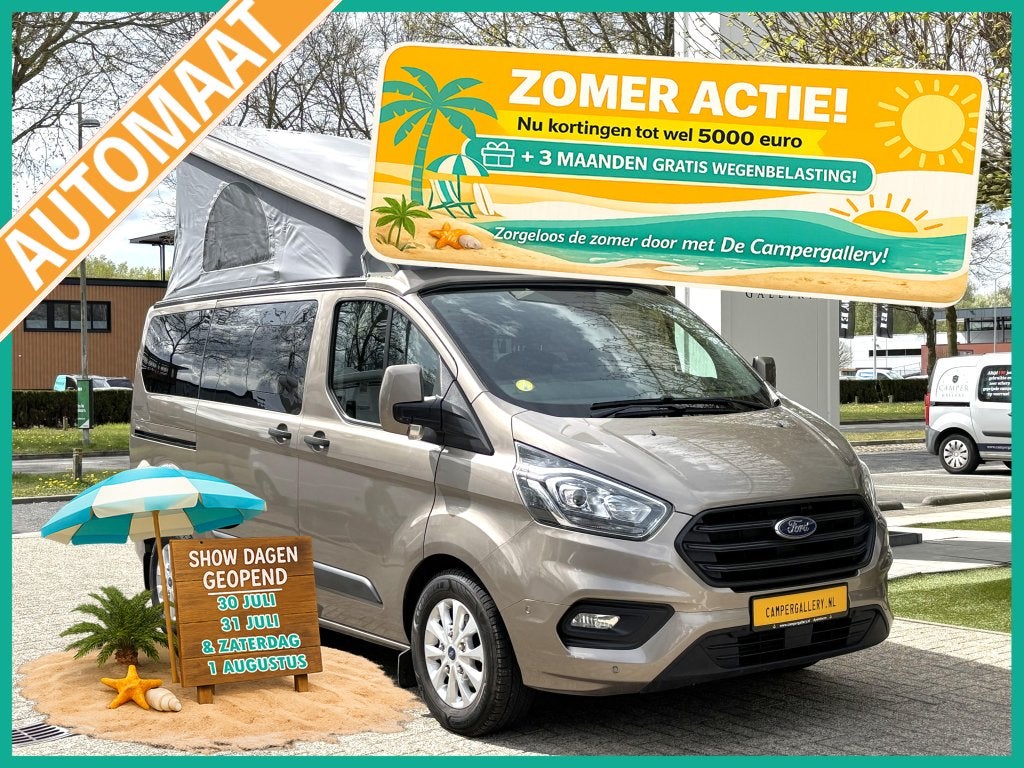 Westfalia Ford Nugget AUTOMAAT HEFDAK 5 ZITPLEKKEN UNIEK!, Automaat, Ford, Bedrijf, Diesel