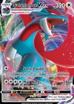 Salamence VMAX #144 - DAA -Darkness Ablaze, Verzenden, Zo goed als nieuw