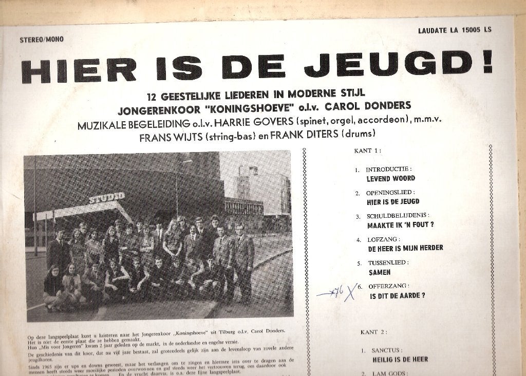 Telstar Private Pressing 60s Koningshoeve Tilburg Jeugdmis-, Ophalen, Gelezen, Christendom | Katholiek