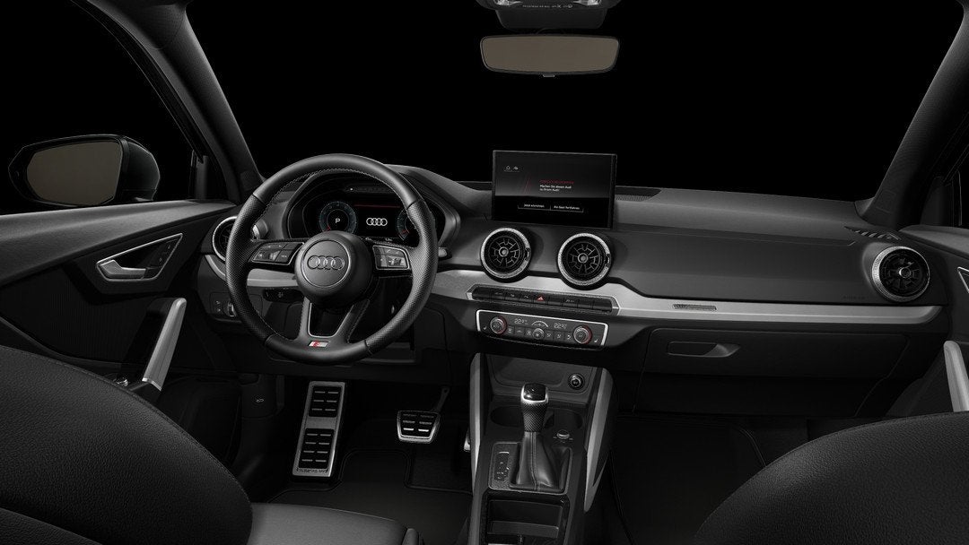 Audi Q2 35 TFSI S Edition | Automaat | Sportstoelen | Bekled, Auto's, Stof, 4 cilinders, 150 pk, Zwart