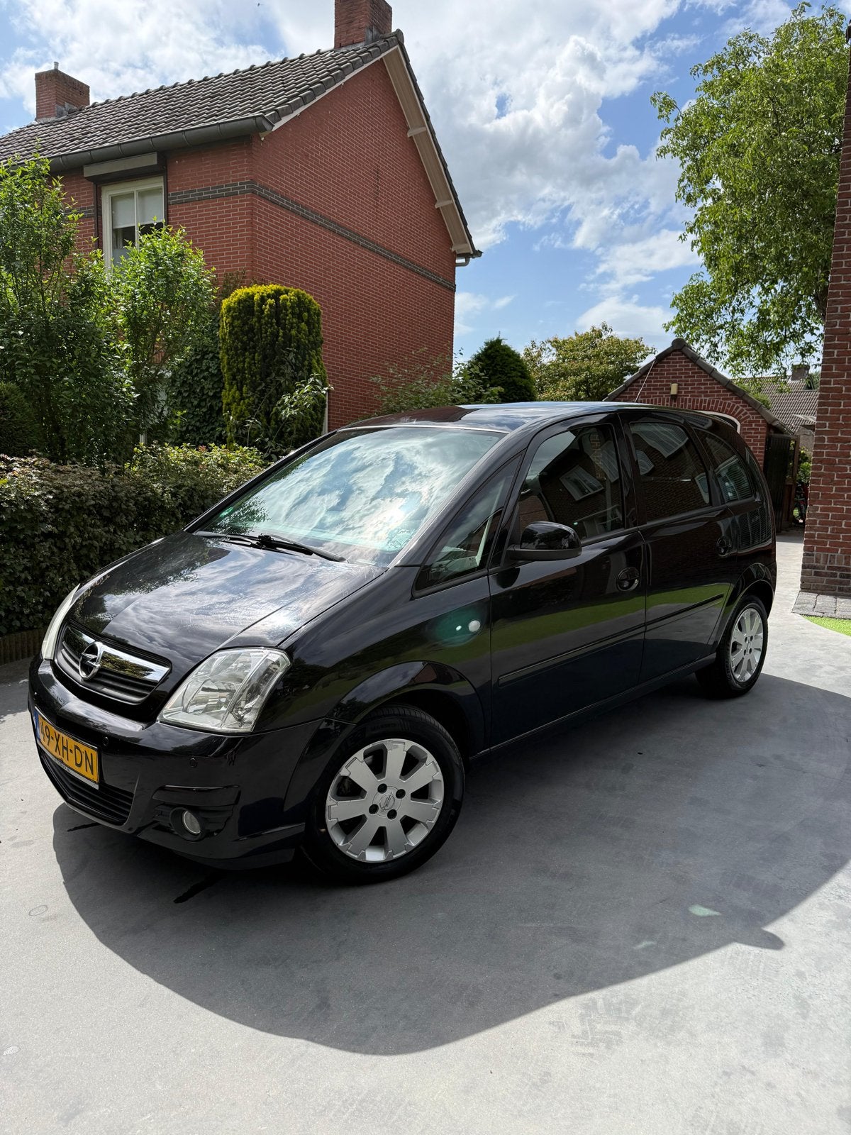 Opel Meriva 1.6 16V 77KW Easytronic 2007 Zwart, Auto's, Opel, 15 km/l, 4 cilinders, Zwart, Origineel Nederlands