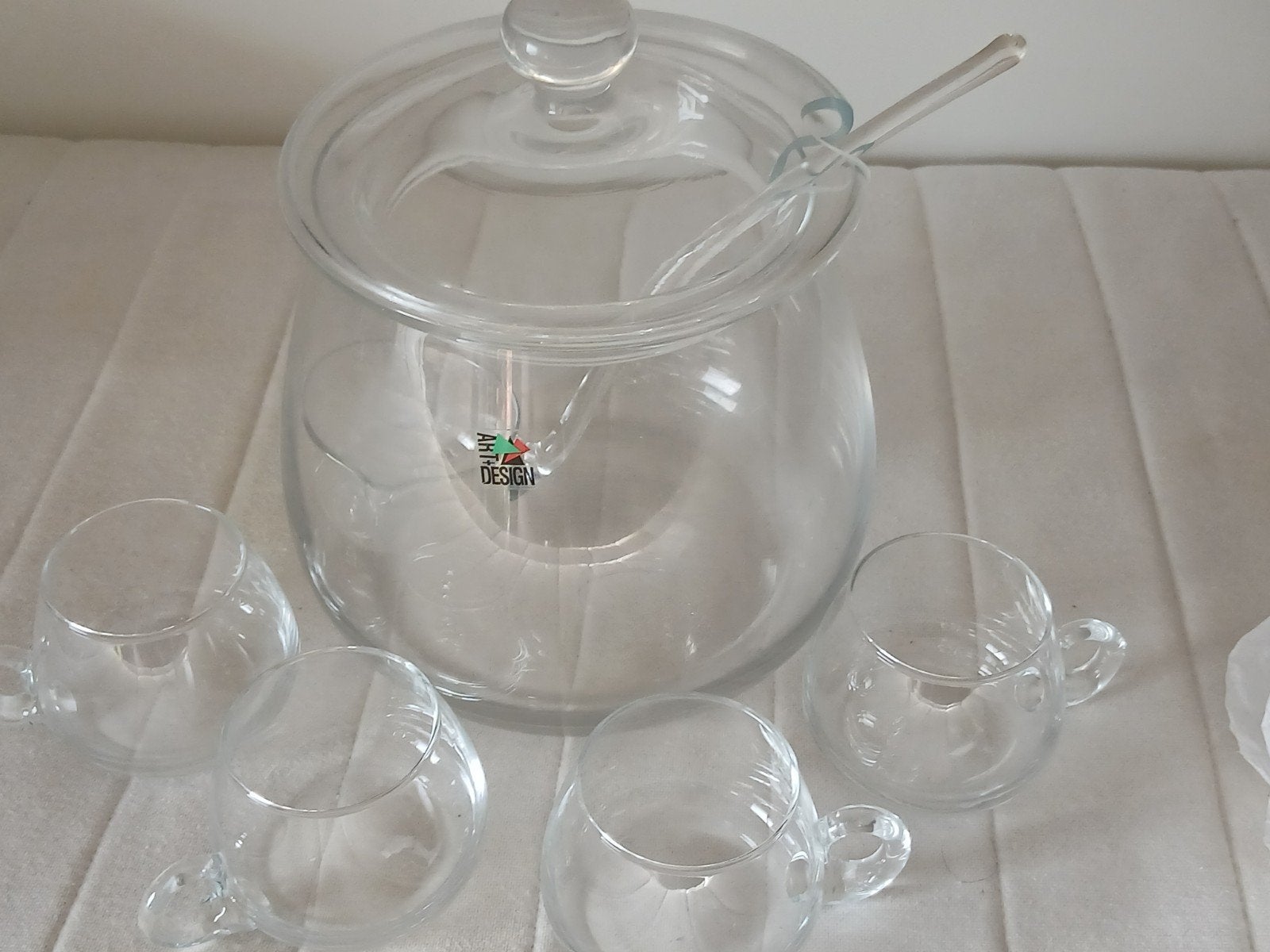Art Design bowlset, Glas of Glazen, Overige merken, Nieuw, Ophalen of Verzenden