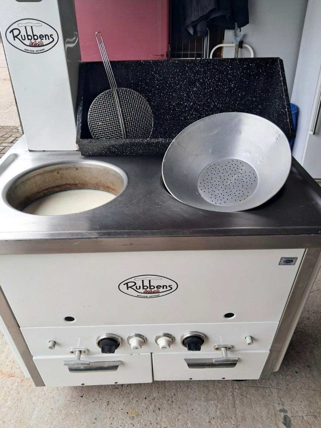 Rubbens Friteuse op Gasfles - Professionele Kwaliteit, Ophalen of Verzenden