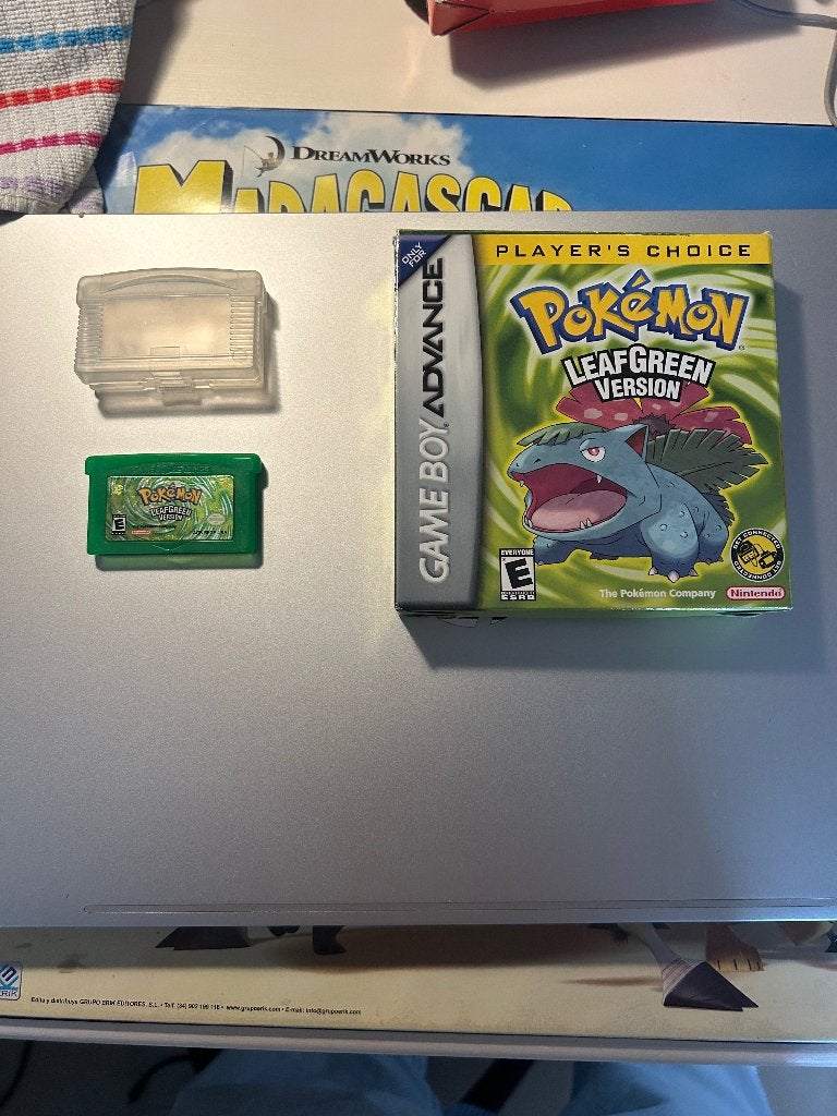 Pokemon LeafGreen Version - Gameboy Advanced Origineel, Spelcomputers en Games, Games | Nintendo Game Boy, 1 speler, Zo goed als nieuw