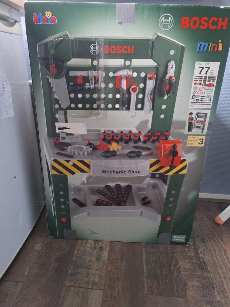 Bosch mini werkbank/ gereedschap, Ophalen