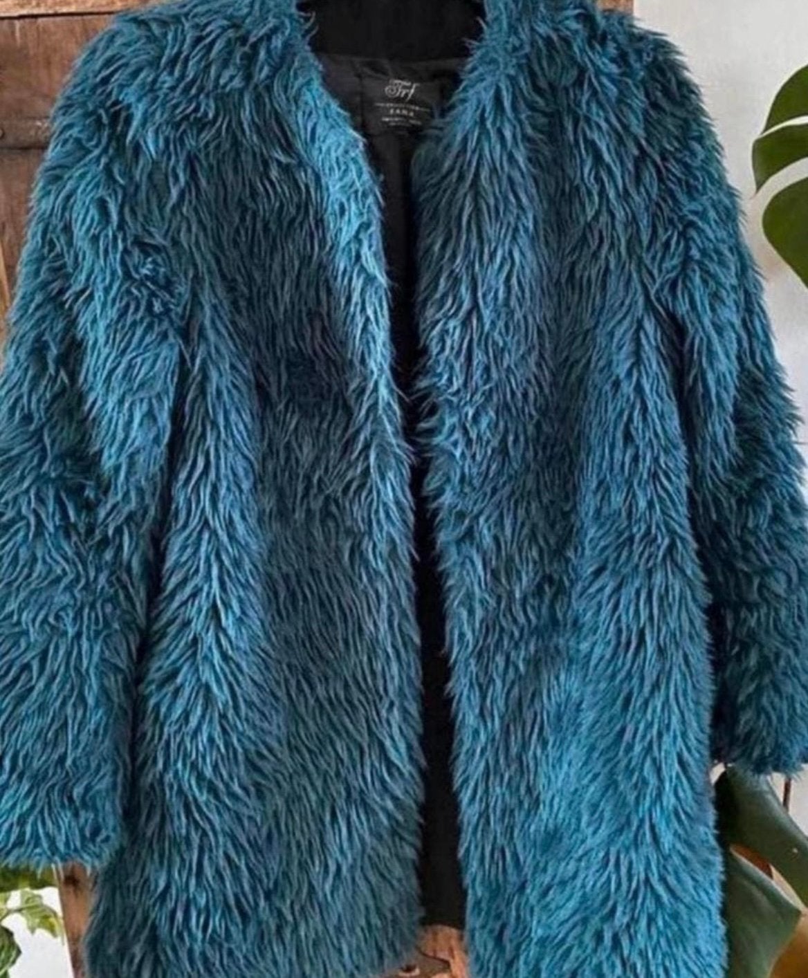 Fluffy jas Zara maat xs/s, Kleding | Dames, Ophalen of Verzenden, Zo goed als nieuw, Maat 34 (XS) of kleiner, Zwart