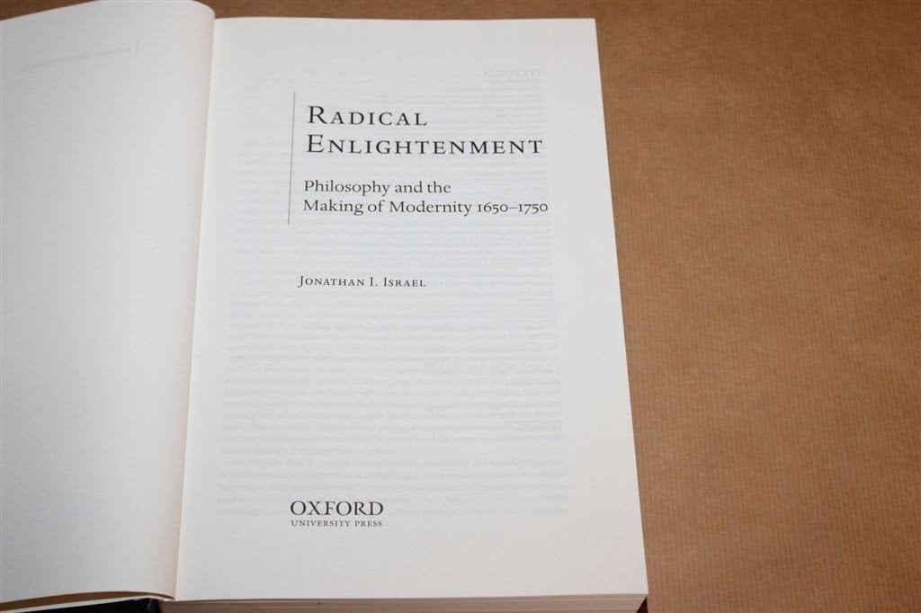 Radical Enlightenment — Spinoza en Moderniteit 1650-1750, Ophalen of Verzenden, Gelezen