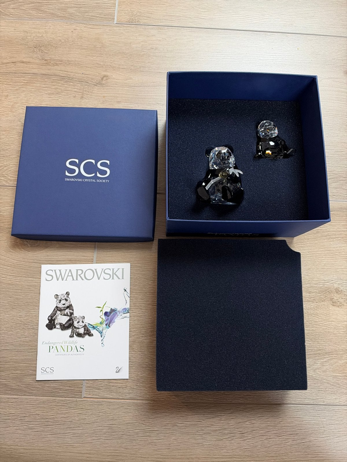 Swarovski Crystal Society Pandas, Verzamelen, Ophalen of Verzenden, Nieuw, Figuurtje