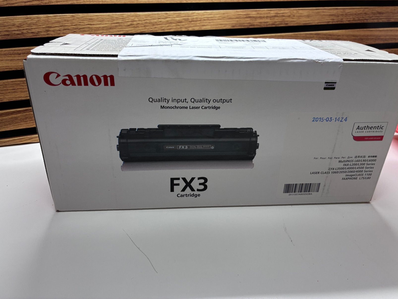 Canon FX3 Cartridge - Nieuw in doos, Computers en Software, Zwart-en-wit printen, Printer, Nieuw, Ophalen of Verzenden