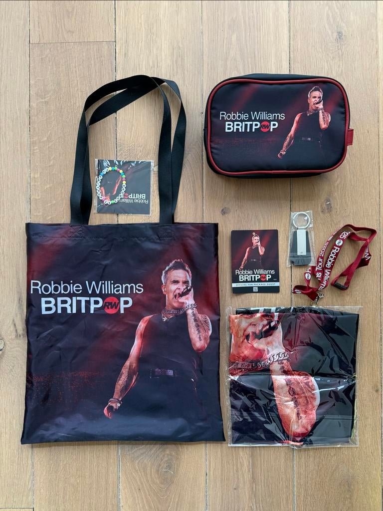 Robbie Williams BRITPOP Fanpakket - Exclusieve Merchandise, Verzamelen, Ophalen of Verzenden, Zo goed als nieuw, Overige typen