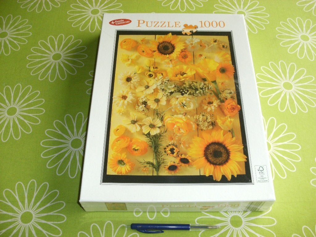 Nieuw in seal: Puzzel Zonnebloemen - 1000 stukjes, Ophalen of Verzenden, 500 t/m 1500 stukjes, Nieuw, Legpuzzel
