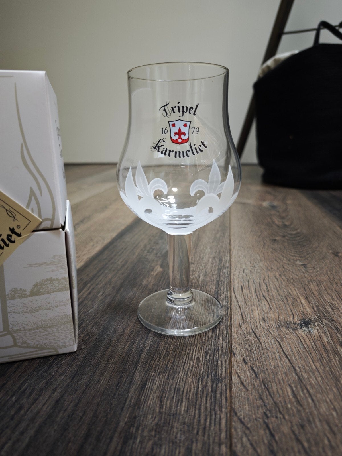 Triple Karmeliet bierglas 0,3L 30cl, Ophalen of Verzenden, Nieuw, Glas of Glazen, Overige merken