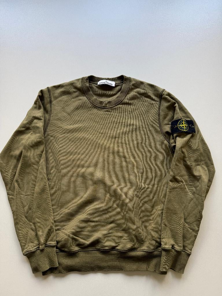 Stone Island Khaki Sweater S, Kleding | Heren, Truien en Vesten, Nieuw, Maat 46 (S) of kleiner, Groen, Ophalen of Verzenden