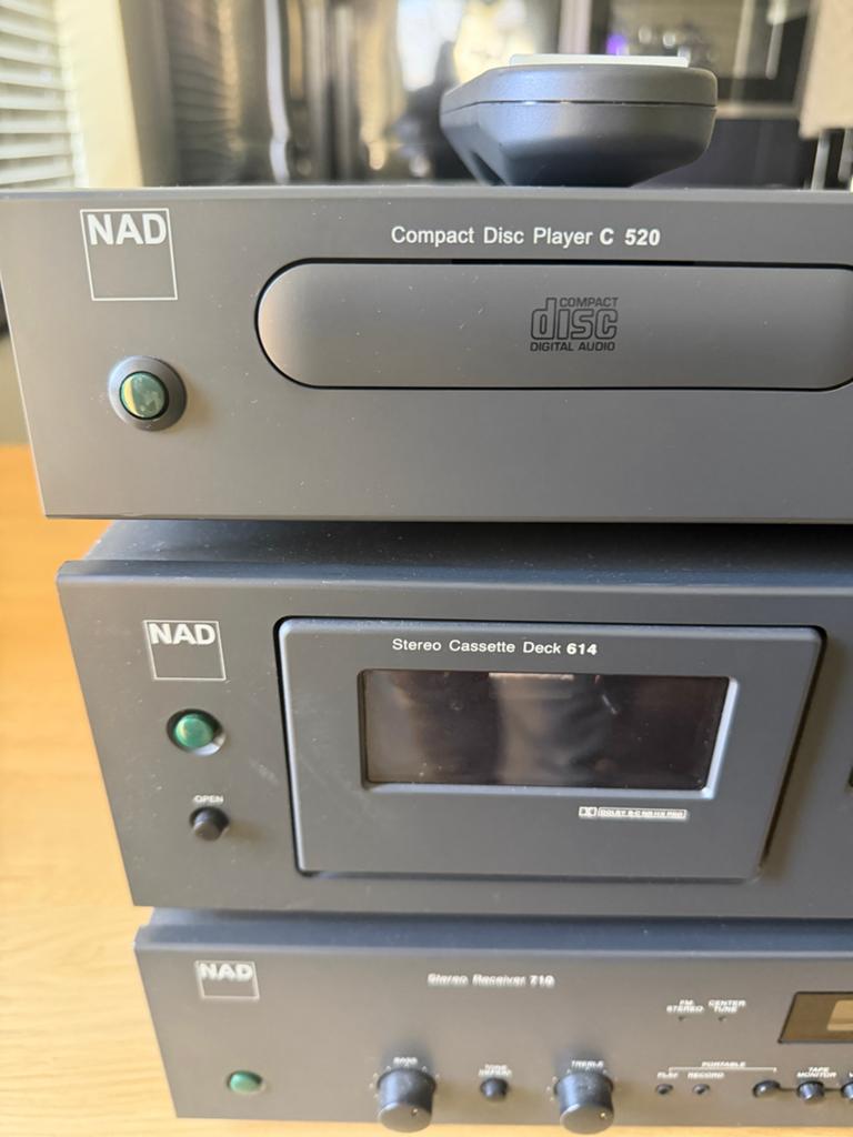 NAD Hifi Set: CD-speler, Cassettedeck, Receiver, Gebruikt, Cassettedeck, Losse componenten, Ophalen