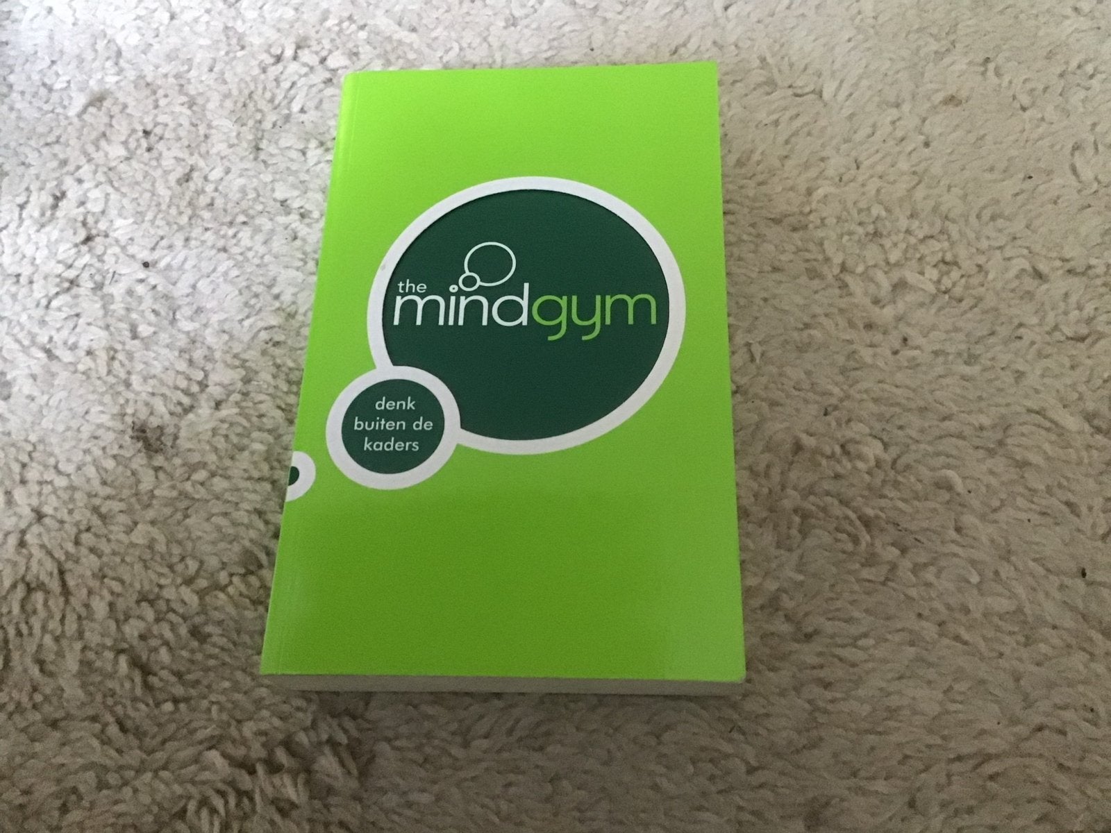 The Mindgym: Denk buiten de kaders - opbrengst giro 555, Ophalen of Verzenden, Zo goed als nieuw