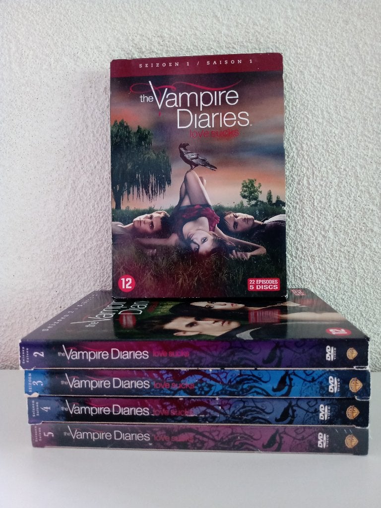 VAMPIRE DIARIES Seizoen 1 t/m 5, Nederlands, Overige genres, Ophalen of Verzenden, Seizoen 1