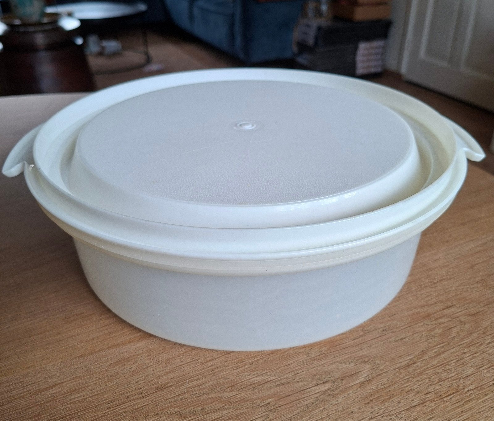 Vintage, ronde Tupperware schaal, Huis en Inrichting, Keuken | Tupperware, Ophalen of Verzenden