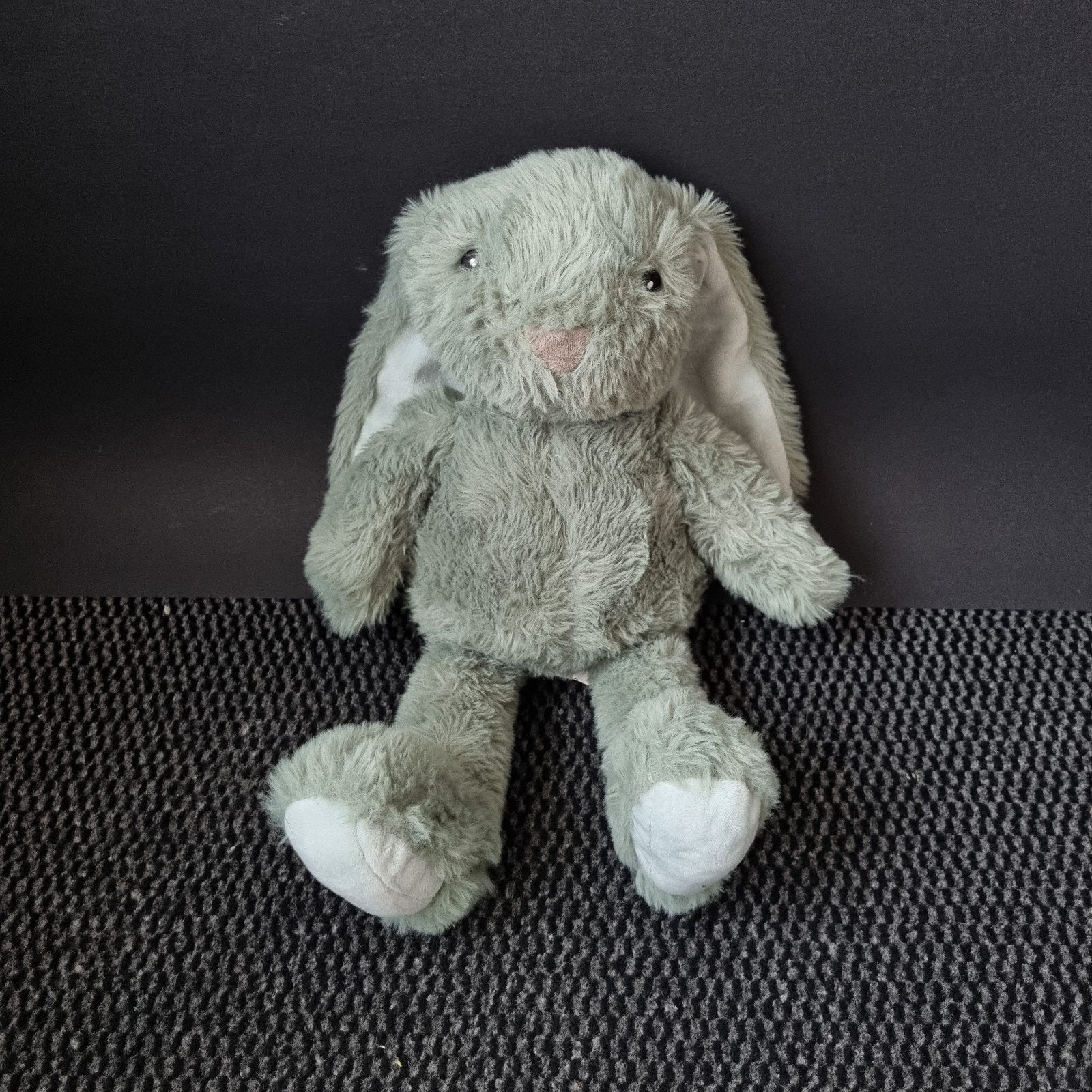 groen knuffel konijn haas rabbit, Kinderen en Baby's, Ophalen of Verzenden, Konijn