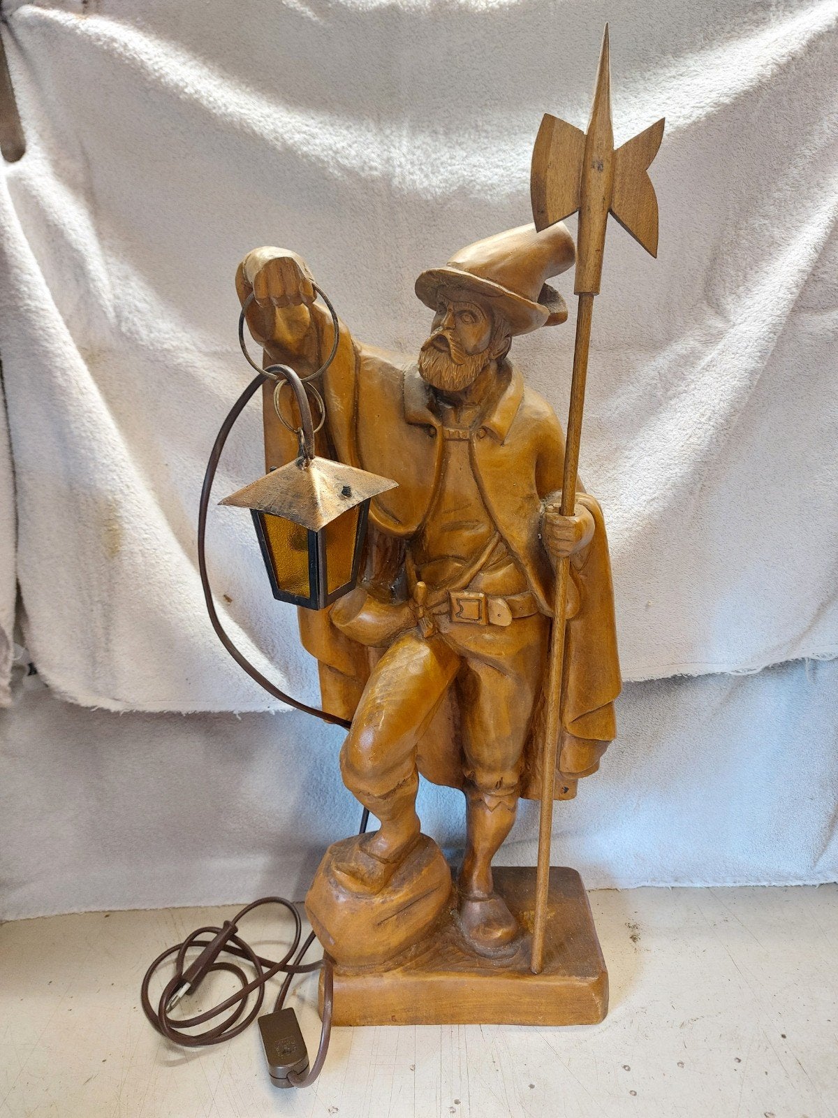 Poortwachter., Antiek en Kunst, Ophalen of Verzenden, Handgemaakt, 20 - 50 cm, Hout