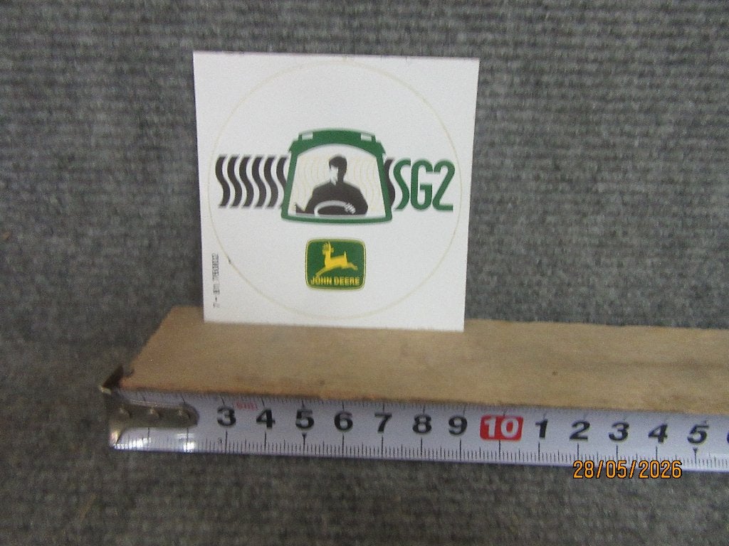 john deeere  tractor  sticker  landbouw, Ophalen of Verzenden, Zo goed als nieuw, Auto's