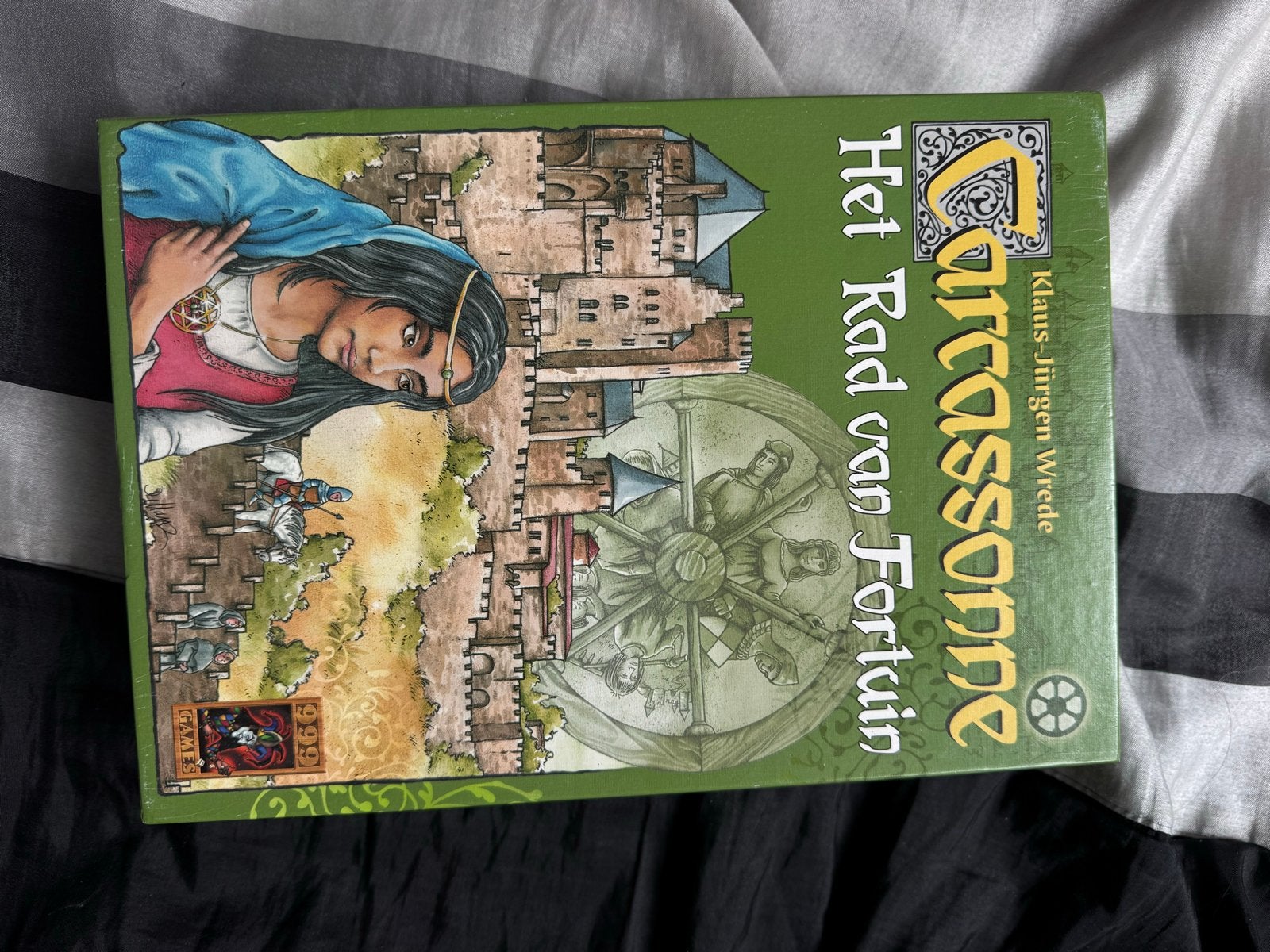 Carcassonne: Het Rad van Fortuin - Uitbreiding Bordspel, Een of twee spelers, Ophalen of Verzenden, Gebruikt