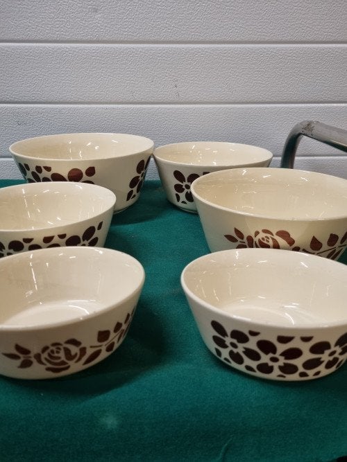 Schalen set ns/ddr zes schalen vintage, Ophalen of Verzenden, 'T Olde Gre-j, Info@toldegrej.nl, Endepoelstraat 20f Didam