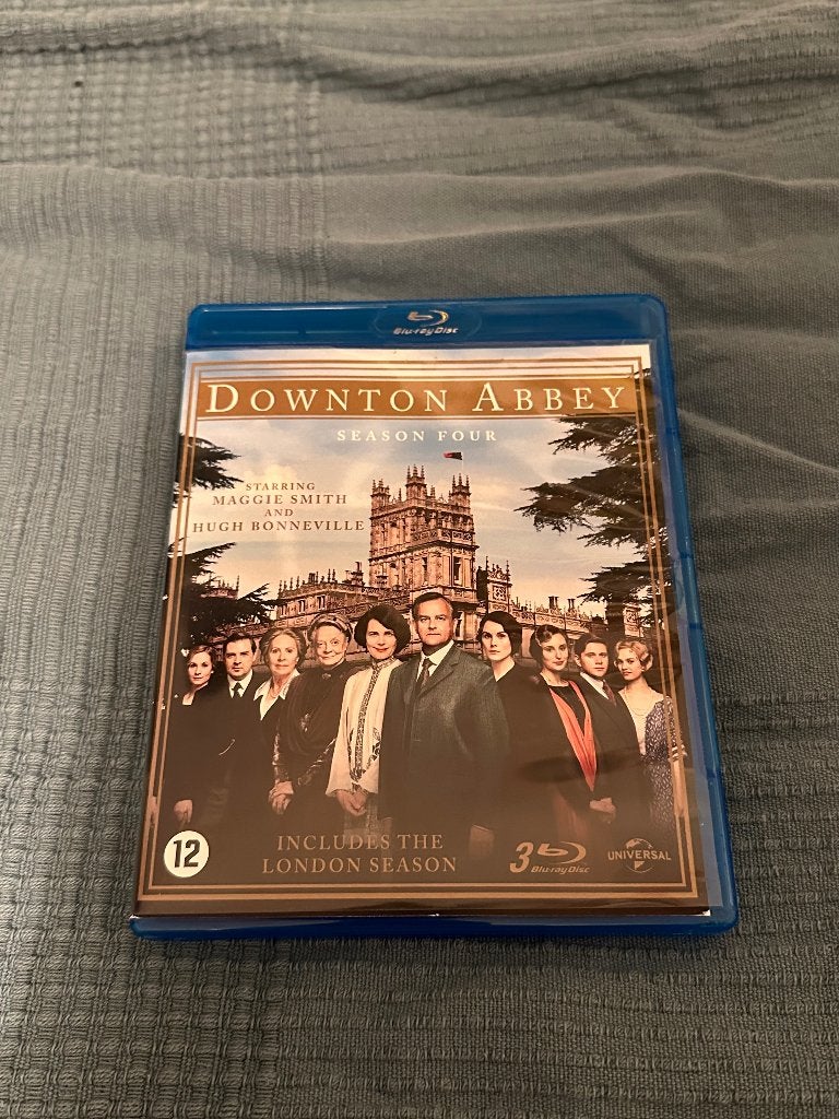Downton abbey seizoen 4 blu-ray, zo goed als nieuw, Engels, Ophalen of Verzenden, Zo goed als nieuw, Blu-ray