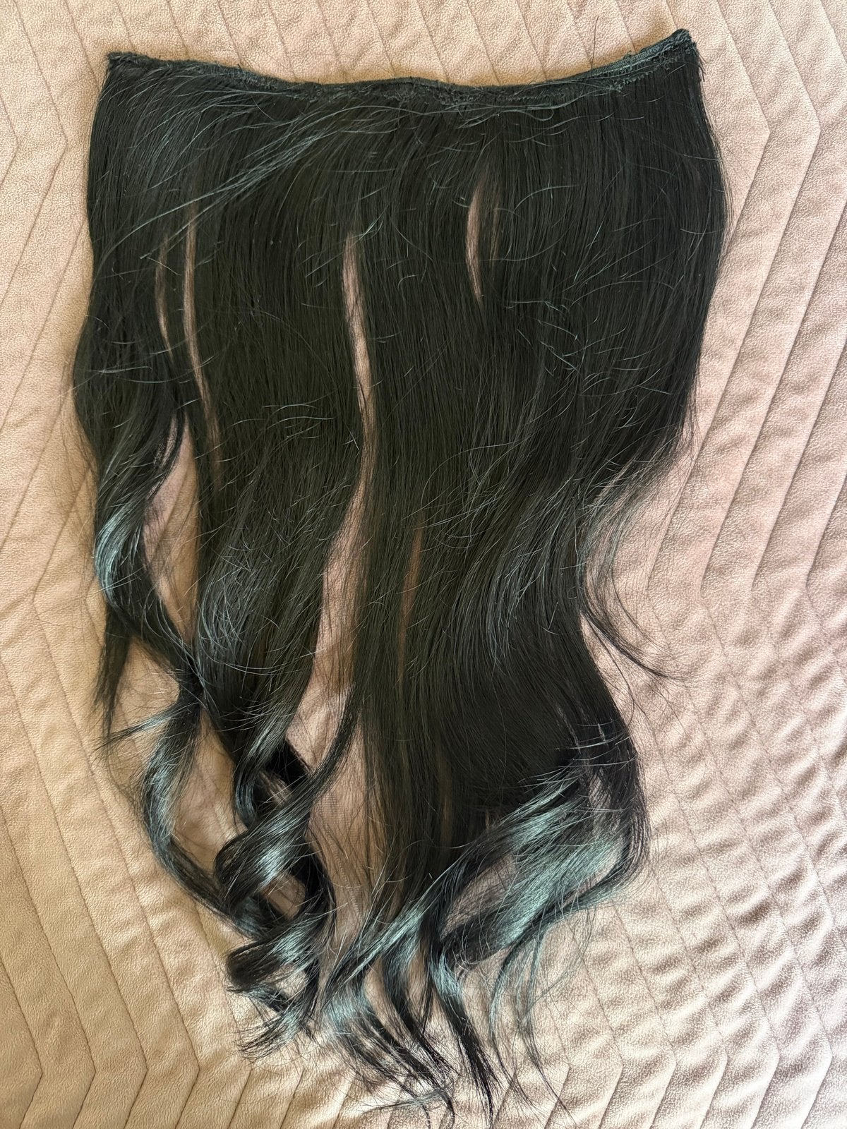 Extention’s met clips. 20inch 200gram, Ophalen of Verzenden, Zo goed als nieuw, Pruik of Haarverlenging