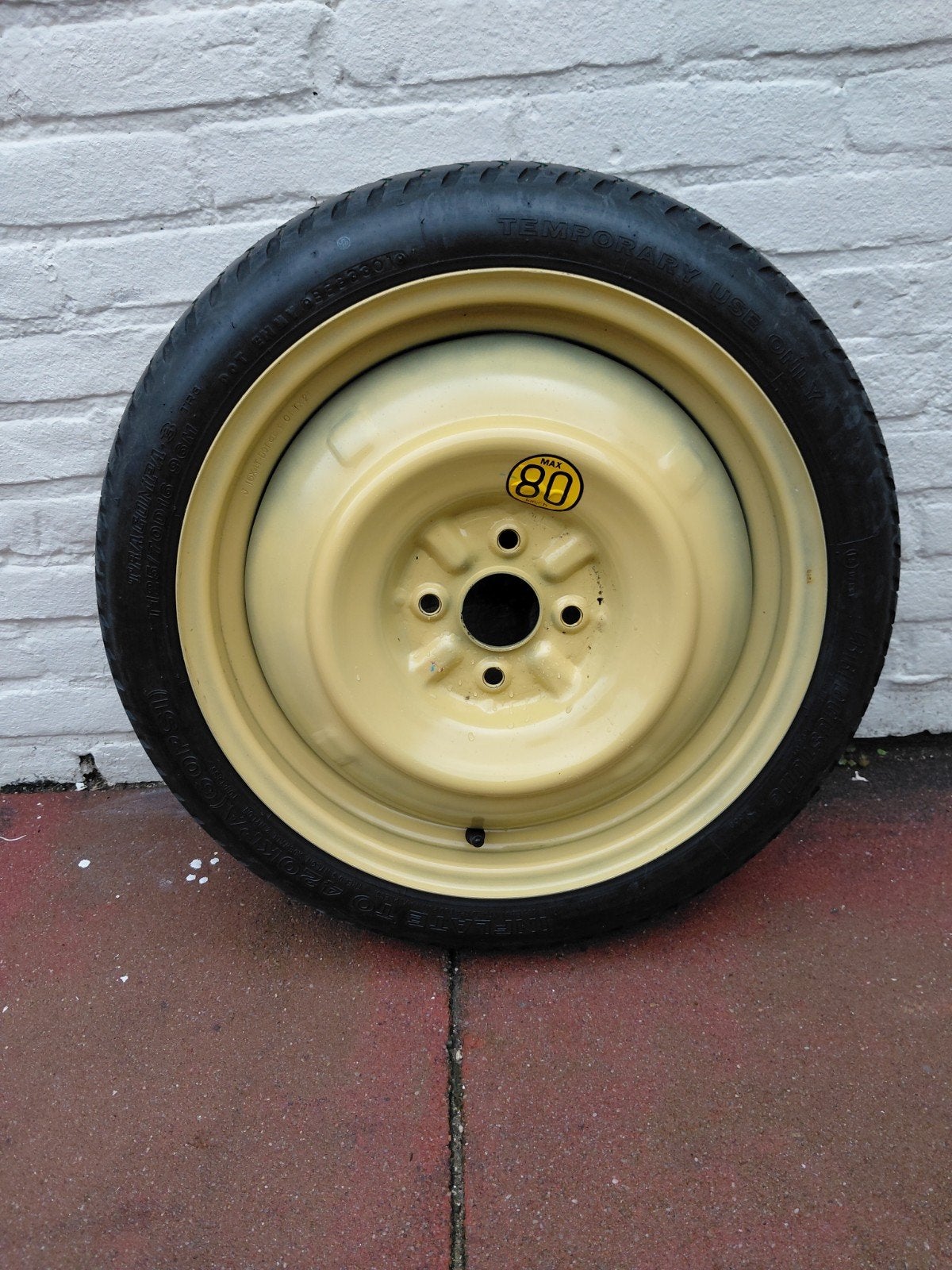 Toyota MR2 thuiskomer T125/70D16 96M, Ophalen of Verzenden, Gebruikt