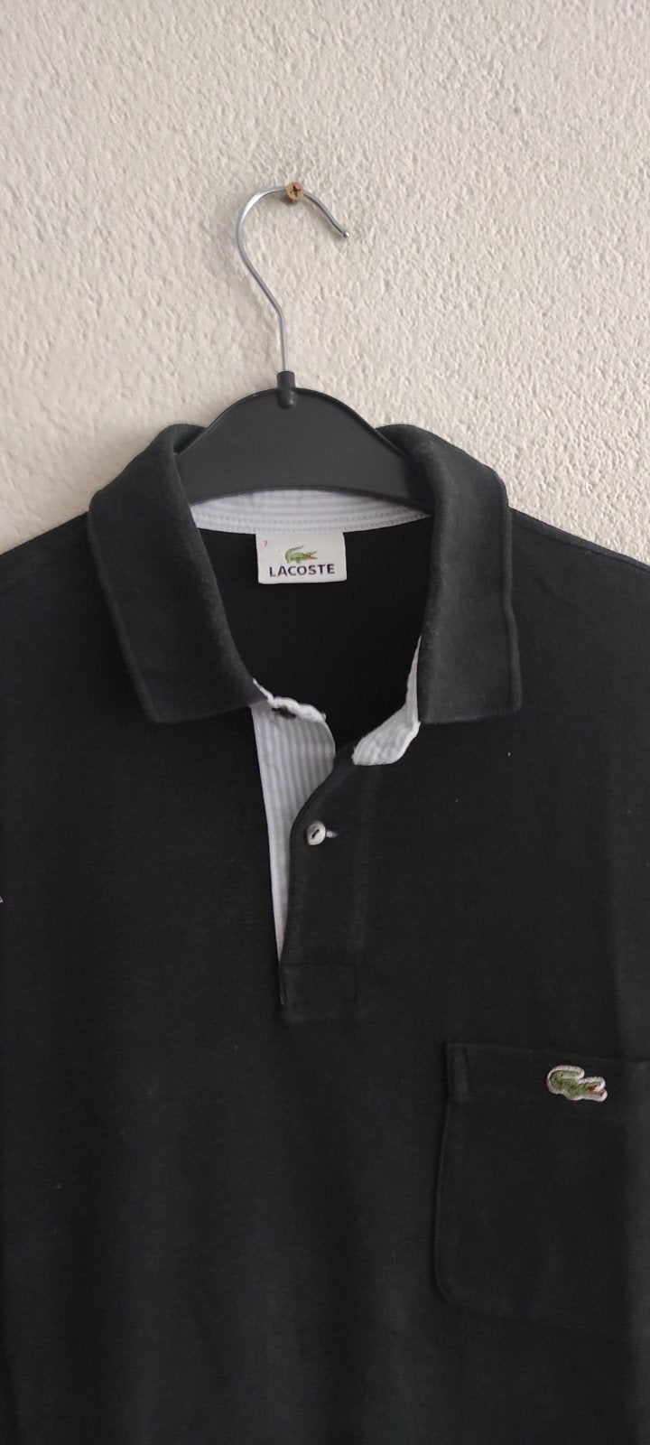 Lacoste polo shirt zwart maat 7 (XL), Kleding | Heren, Polo's, Maat 56/58 (XL), Ophalen of Verzenden, Zo goed als nieuw, Lacoste