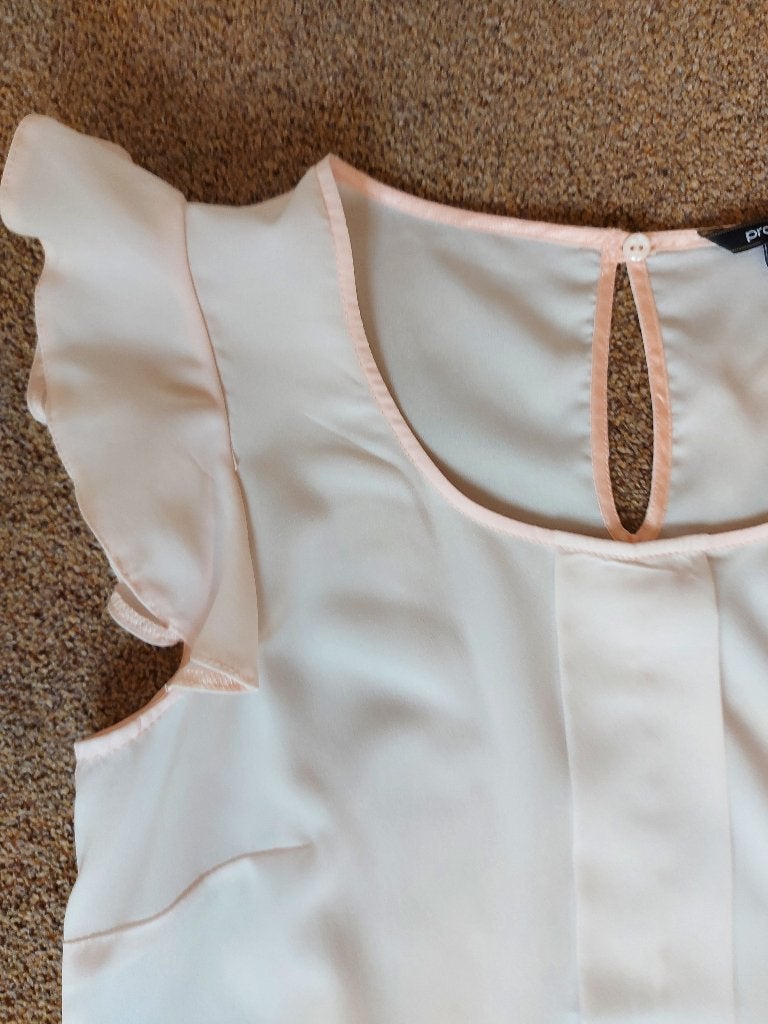 zalm rose top(als nieuw)., Ophalen of Verzenden, Zo goed als nieuw, Maat 36 (S), Roze