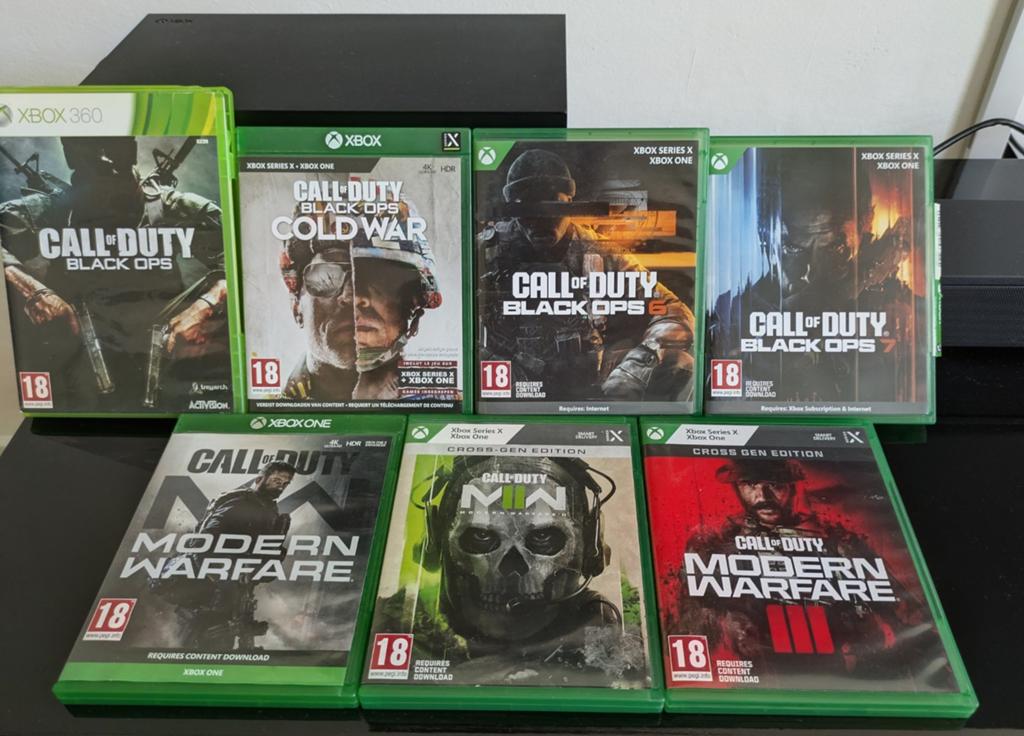 Call of Duty Collectie: Black Ops & Modern Warfare Games, Verzenden