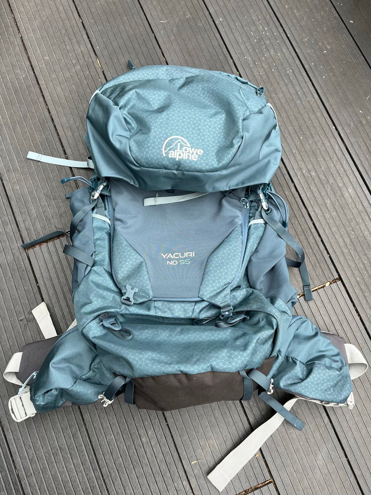Zo goed als nieuwe Lowe Alpine 55L rugzak, Overige merken, 40 cm of meer, Ophalen of Verzenden, Zo goed als nieuw