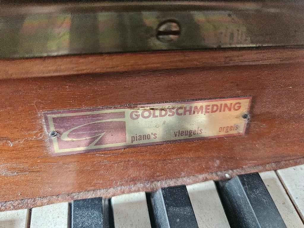 piano, Muziek en Instrumenten, Piano's, Ophalen, Gebruikt, Bruin, Piano