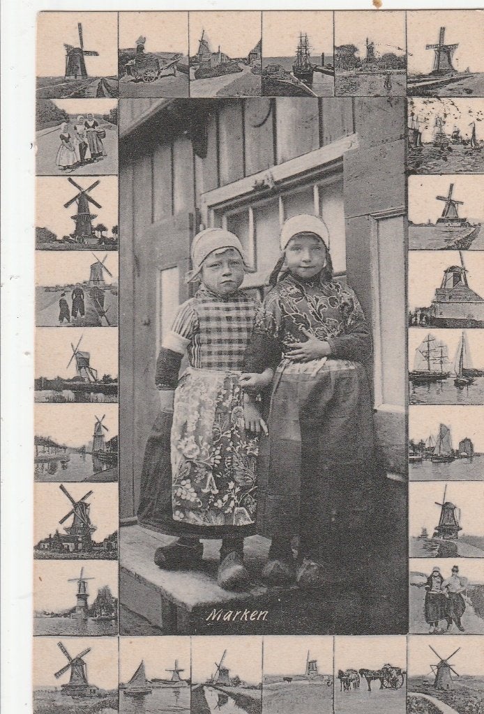 marken- klederdracht 1908, Ophalen of Verzenden, Voor 1920, Noord-Holland