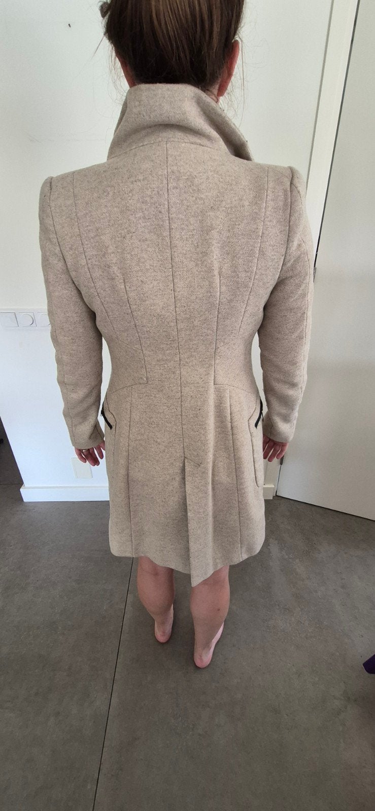 Zara jas/tussenjas beige XS, Kleding | Dames, Jassen | Winter, Ophalen