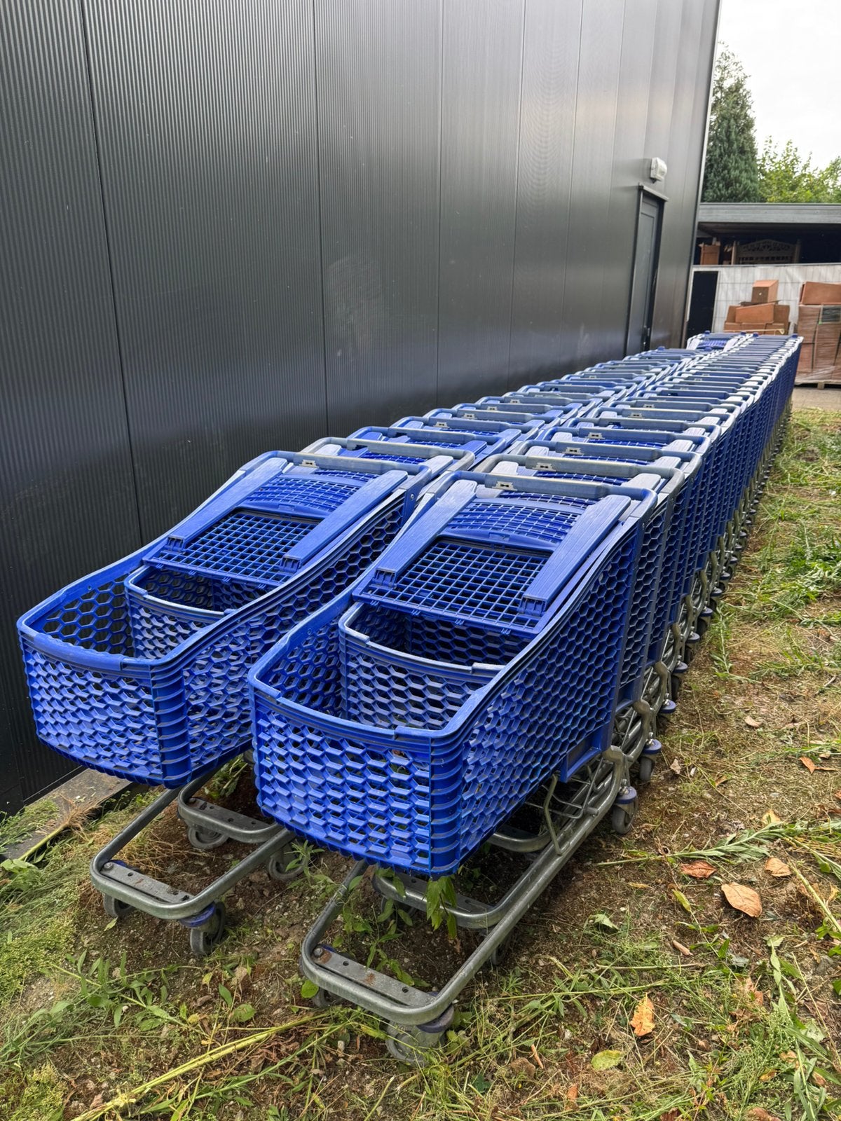 55stuks in perfecte staat winkelwagentjes  uit AH afkomstig, Ophalen, Complete inventaris