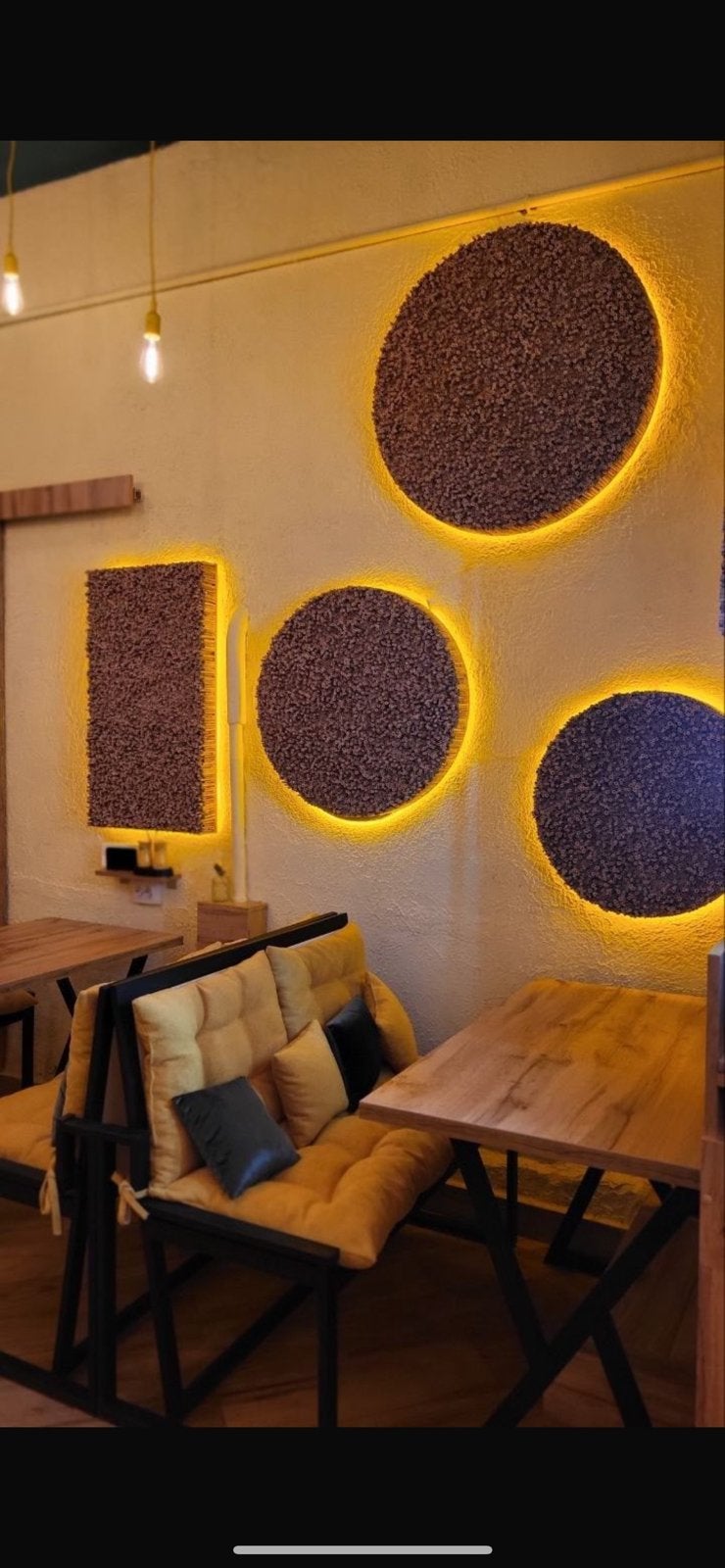 Decoratieve wandpanelen van 100% natuurlijk riet, Ophalen of Verzenden, Zo goed als nieuw