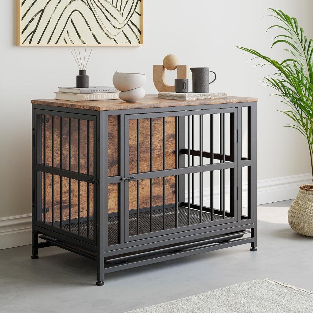 Wooden Dog Cage  83 x 51 x 64 cm (L x W x H), Dieren en Toebehoren, Ophalen, Zo goed als nieuw