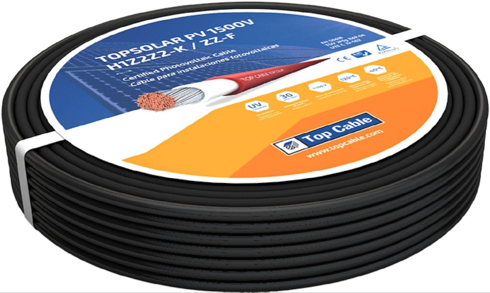 Zonnepanelen /Solar TopCable ••4mm2 ••100 meter ✓Nieuw, Ophalen of Verzenden, Nieuw, Kabel of Snoer