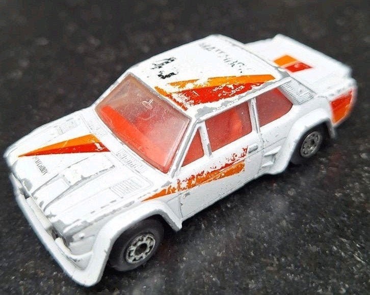 Matchbox Fiat Abarth Rally Speelgoedauto, Ophalen of Verzenden, Gebruikt, Auto