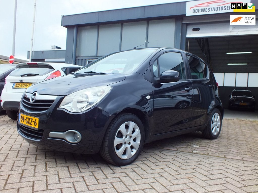 Opel Agila 1.2 Enjoy!2008!Airco! Nap, Voorwielaandrijving, 86 pk, 965 kg, Zwart