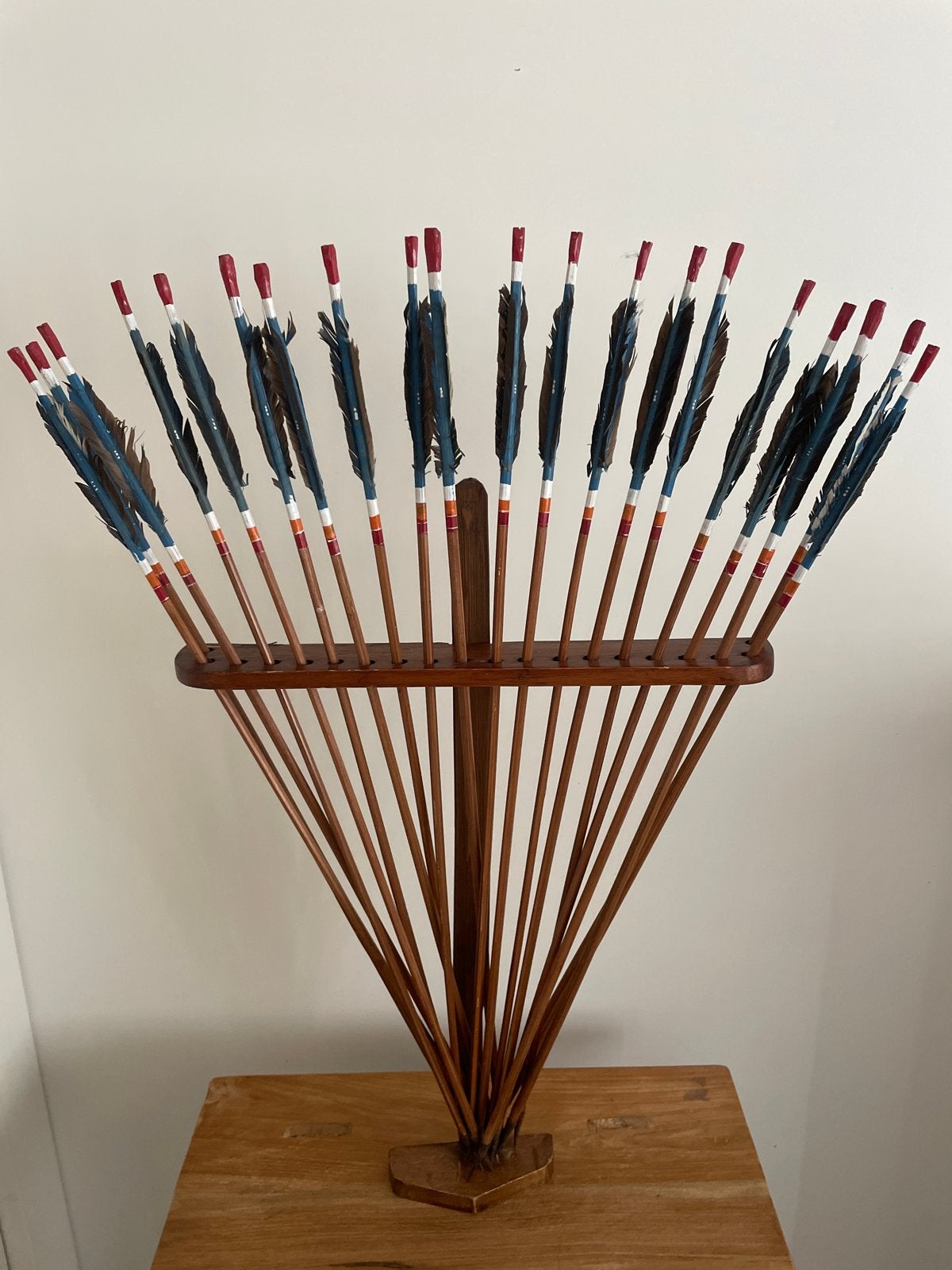 Decoratieve pijlen met standaard, Ophalen, Gebruikt