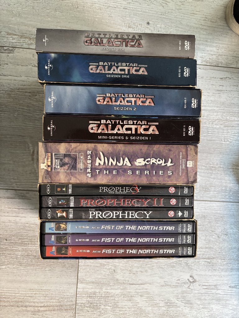 DVD Collectie: 4 Box Sets, Ophalen, Gebruikt, Vanaf 16 jaar, Science Fiction en Fantasy