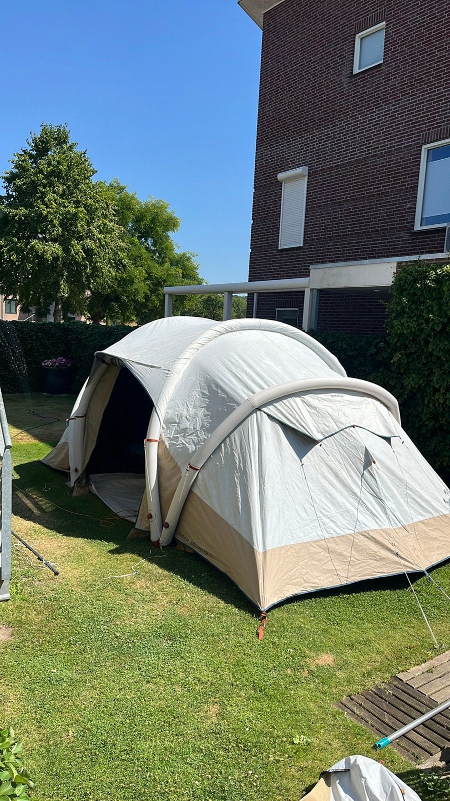 Decathlon Quechua Airseconds 4.2 Fresh & Black tent, Ophalen, Gebruikt, Tot en met 4