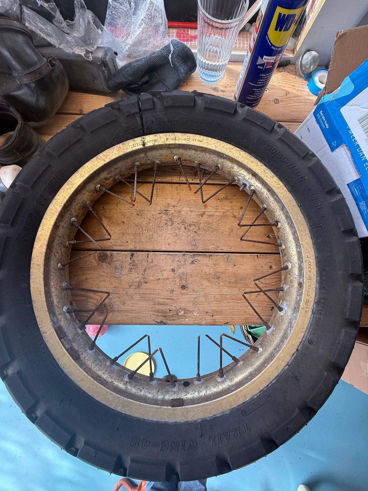 Honda XL 600 V DP06 Transalp achtervelg, Ophalen of Verzenden, Gebruikt